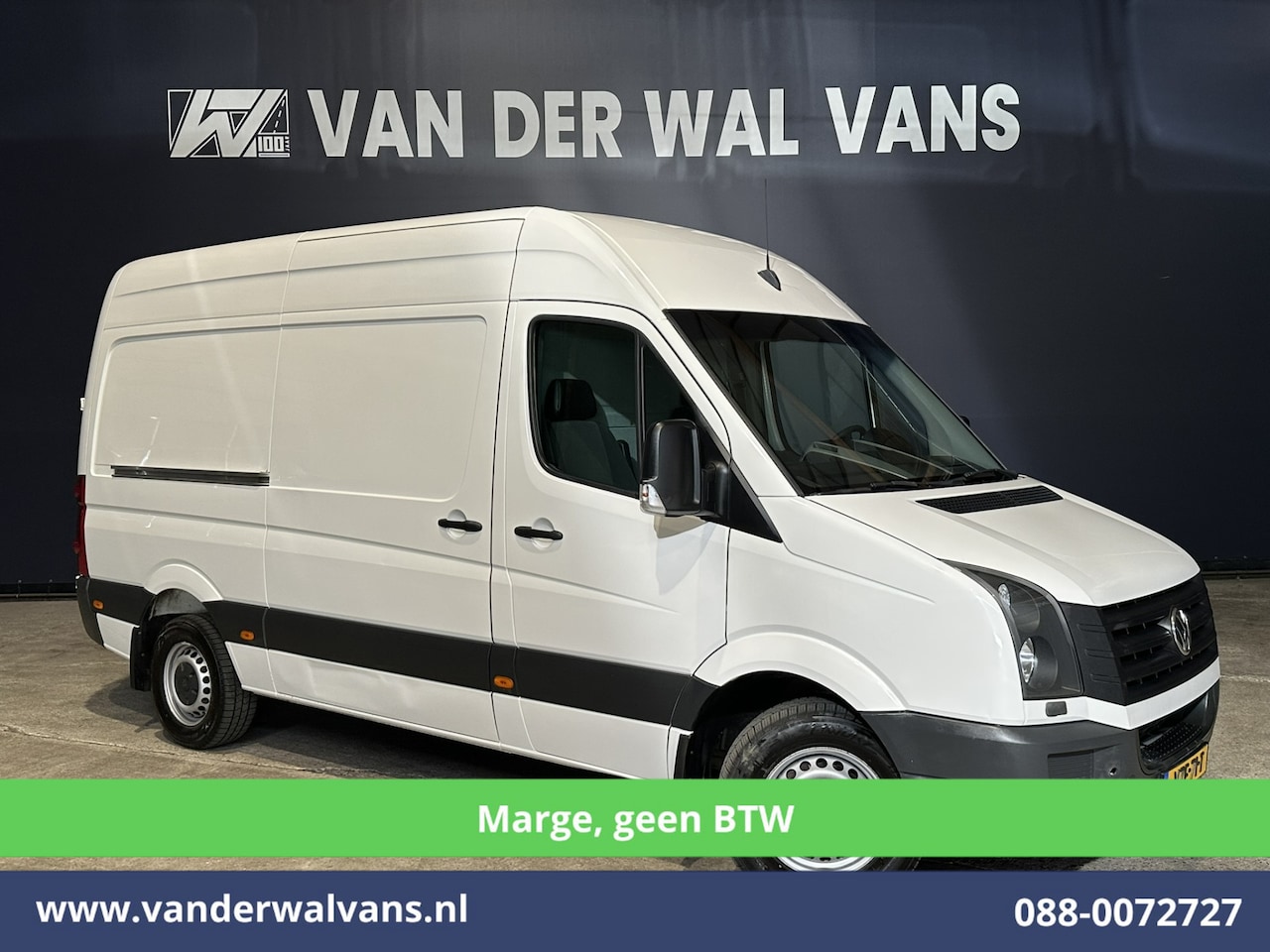 Volkswagen Crafter - 2.0 TDI 164pk **MARGE, geen BTW** L2H2 Inrichting Airco | Trekhaak | Cruisecontrol Chauffe - AutoWereld.nl