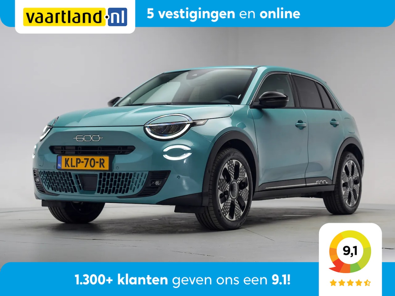 Fiat 600 - 600 e La Prima 54 kWh [ Navi Camera Apple / Android Leder Stoelverwarming ] - AutoWereld.nl