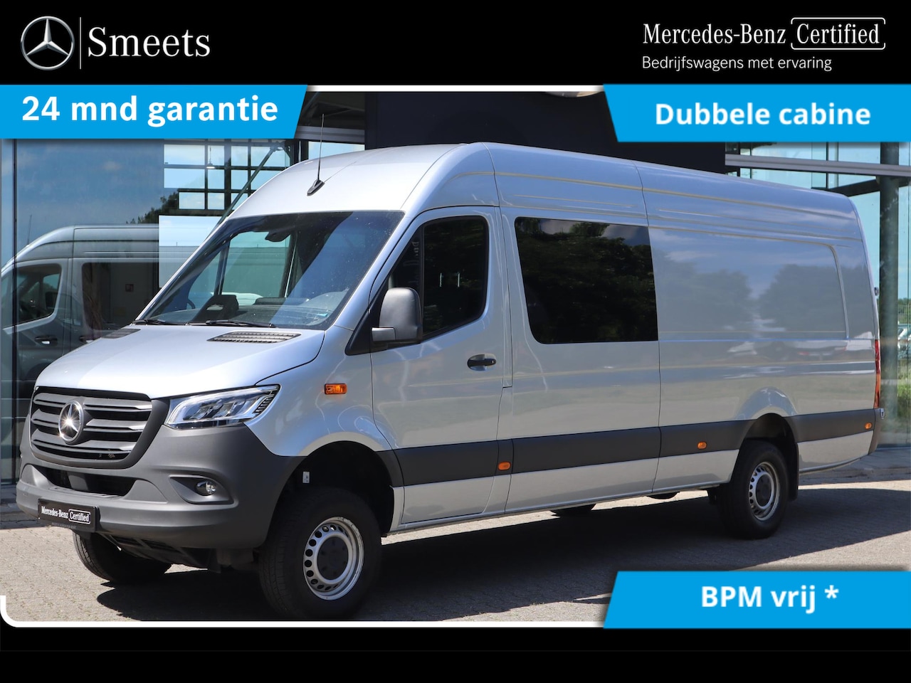 Mercedes-Benz Sprinter - 319 L4 XXL 4x4 DUBBELE CABINE - AutoWereld.nl