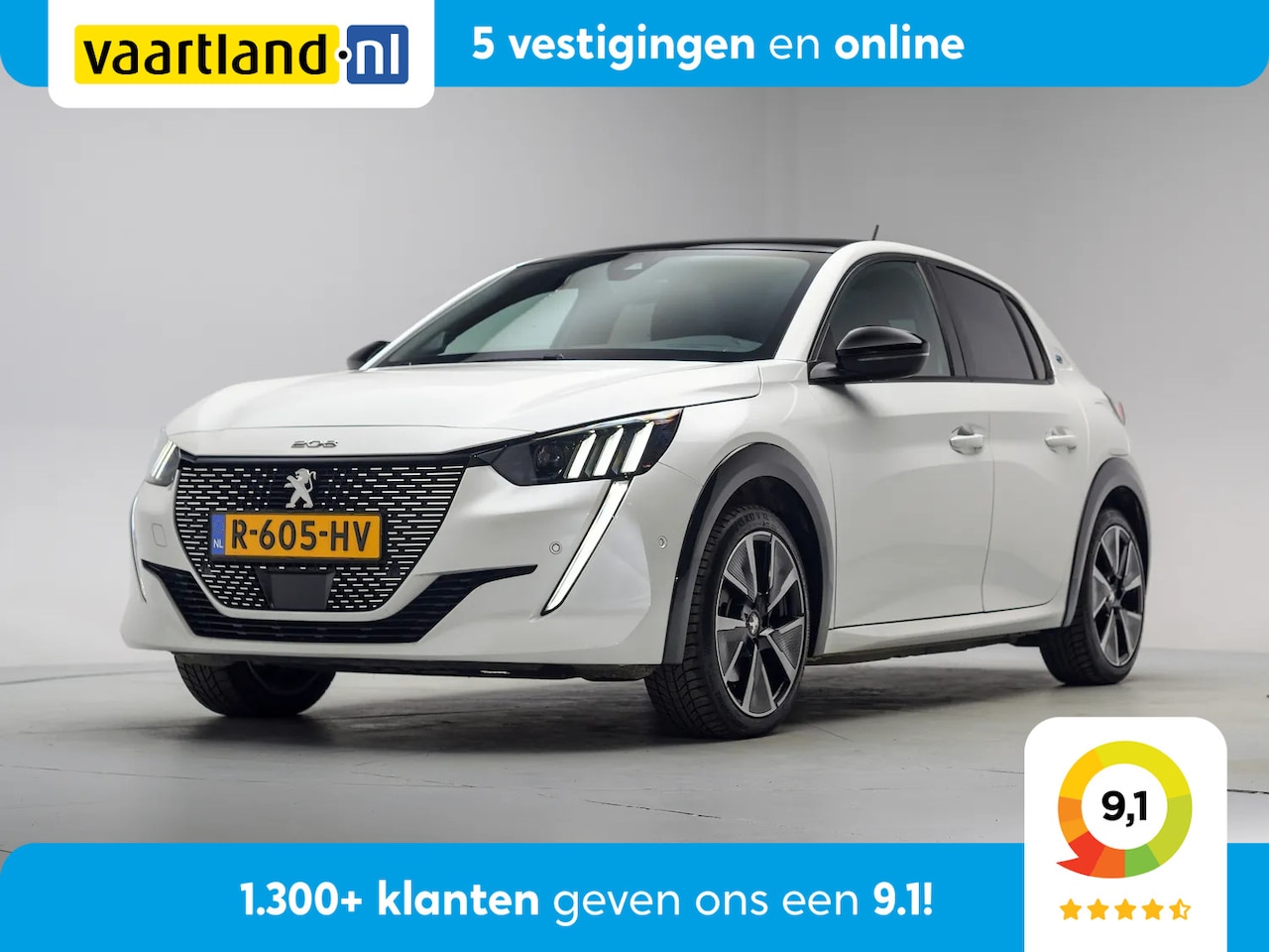 Peugeot 208 - GT Line 50kWh Aut.[ Panorama Clima / Ecc Navi Apple / Android LED Leder/Alcantara ] - AutoWereld.nl