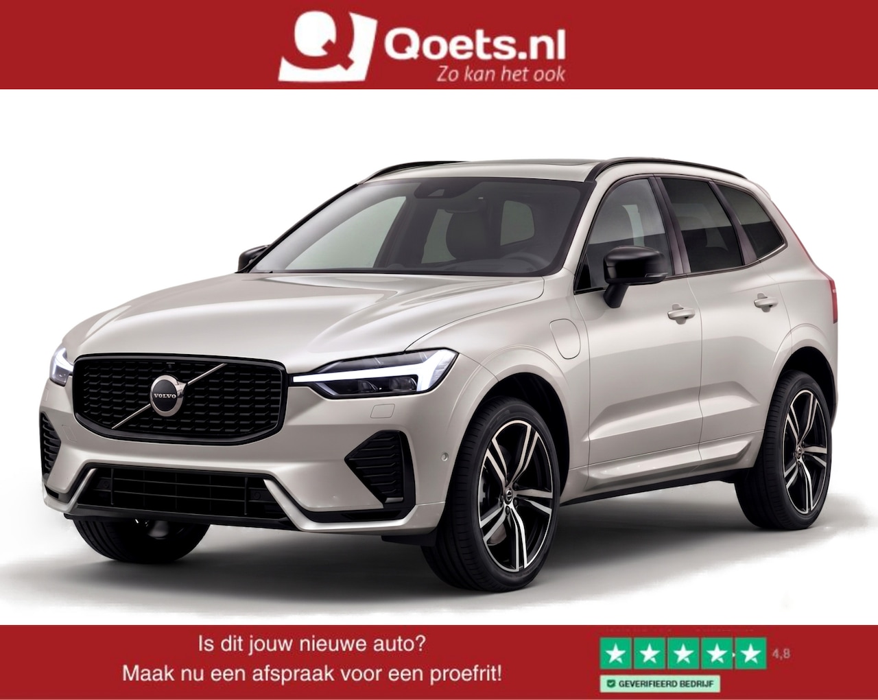 Volvo XC60 - 2.0 T8 Plug-in hybrid AWD Ultimate Dark Panoramadak - Adaptieve Cruise Control - Harman ka - AutoWereld.nl