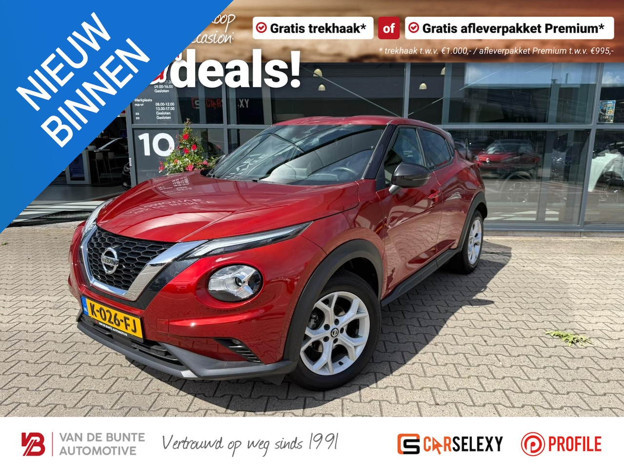 Nissan Juke - 1.0 DIG-T N-Connecta *Trekhaak & Navigatie* - AutoWereld.nl