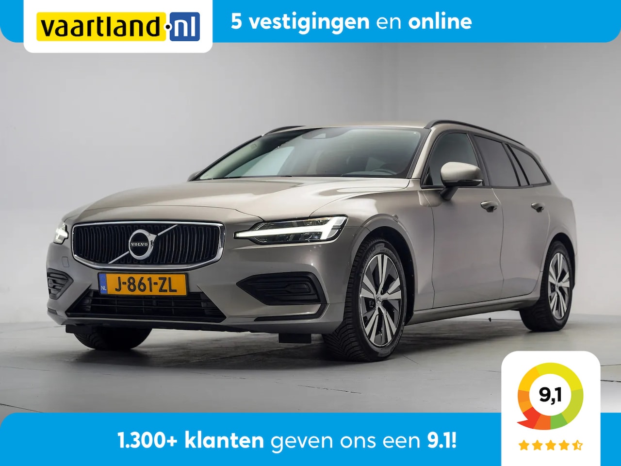 Volvo V60 - 2.0 B3 Momentum Advantage Aut. [ Navigatie Full LED Apple Carplay / Android Auto ] - AutoWereld.nl