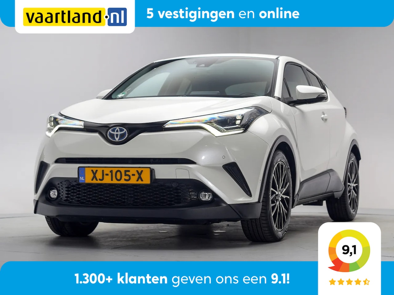 Toyota C-HR - 1.8 Hybrid Executive [ LED Camera Adapt. cruise JBL Half Leder ] - AutoWereld.nl