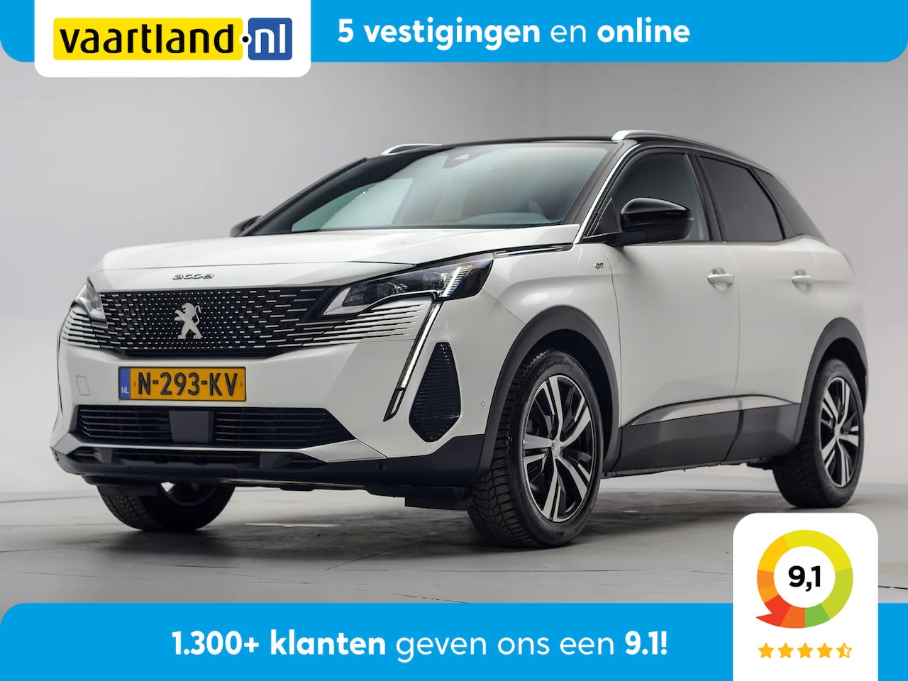 Peugeot 3008 - 1.2 PureTech GT line NW-Model [ Navi Adapt.cruise Camera Trekhaak ] - AutoWereld.nl