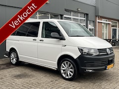 Volkswagen Transporter Kombi - 2.0 TDI L1H1 BTW EN BPM VRIJ Airco Trekhaak 2500 kg trekgewicht Telefoonverbinding Groeps