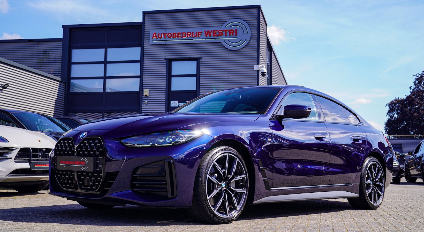 BMW 4-serie Gran Coupé - 430i High Executive | Tanzanit Blau | Schuif/kanteldak | Harman/Kardon | Dealer onderhoude - AutoWereld.nl