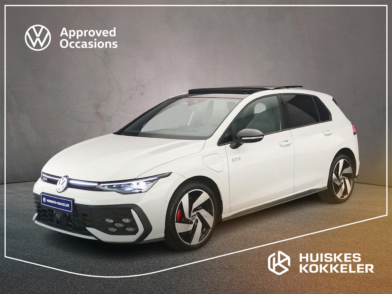 Volkswagen Golf - GTE 1.5 TSI eHybrid 272pk DSG Automaat Trekhaak, Lederen bekleding, Panoramadak, Black Sty - AutoWereld.nl