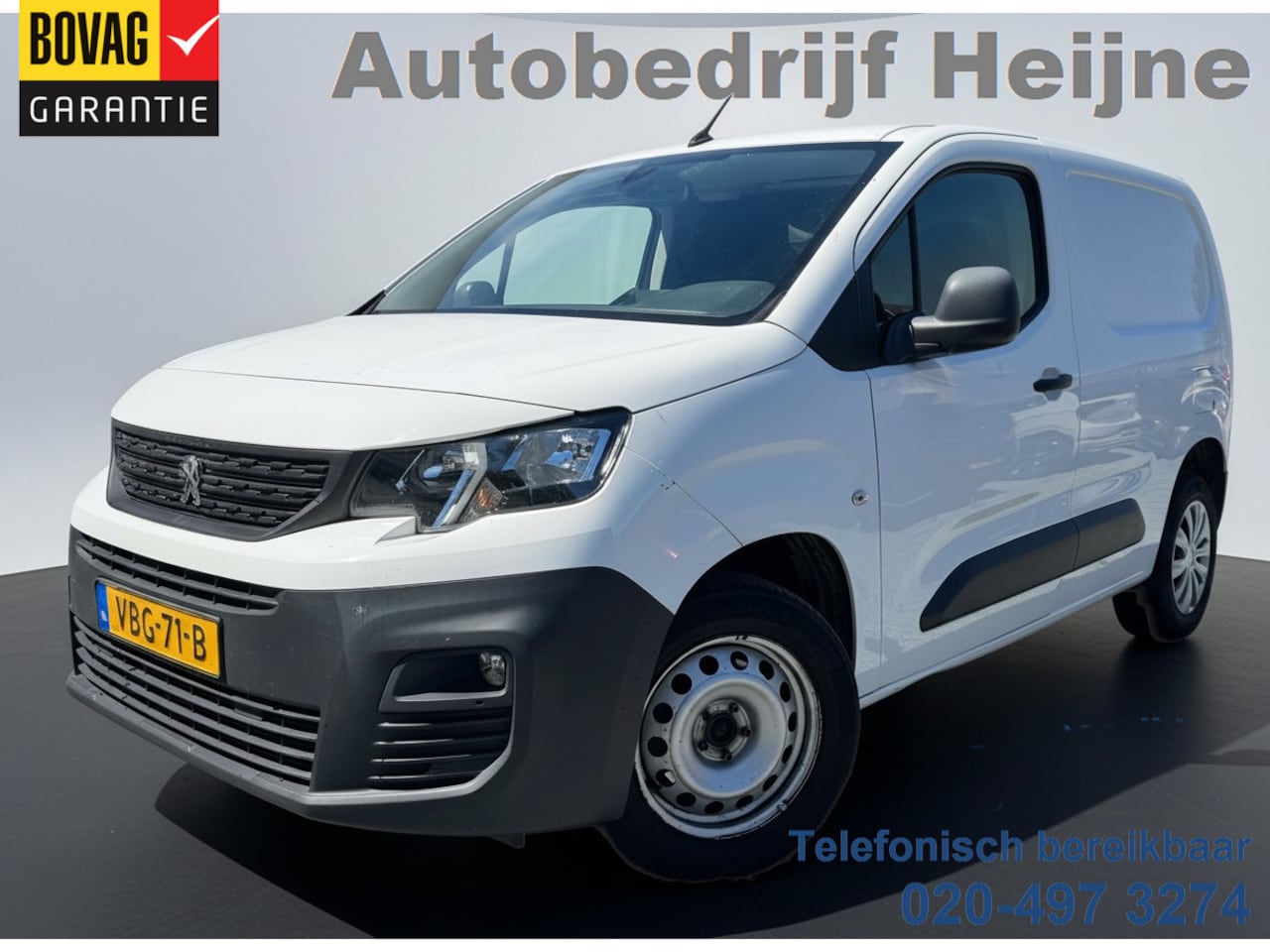 Peugeot Partner - 1.6 BlueHDI 75PK PREMIUM CRUISE/CARPLAY/ELEKTR.RAMEN - AutoWereld.nl