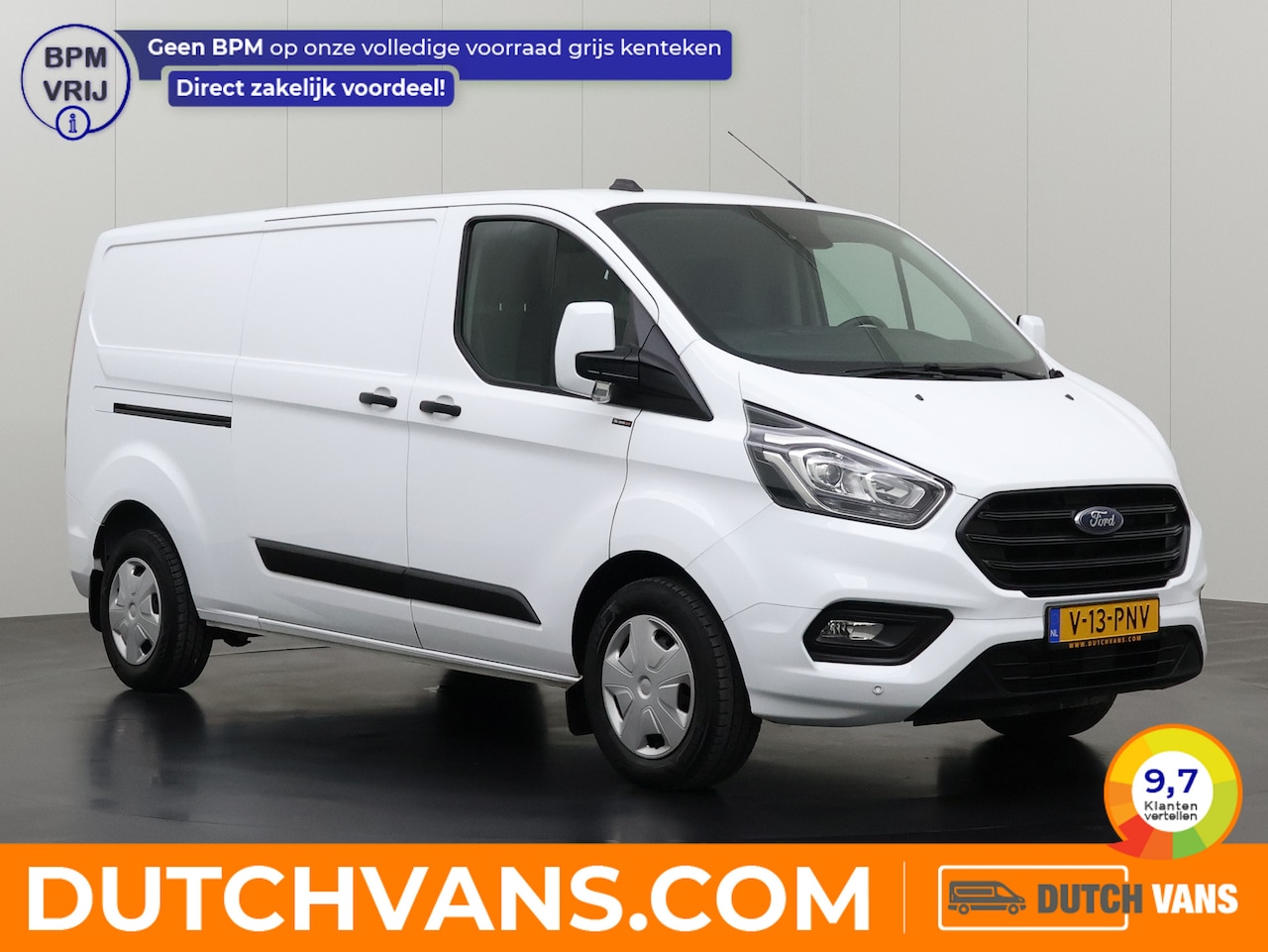Ford Transit Custom - 2.0TDCI 130PK Lang | Airco | Cruise | 3-Zits | 2800Kg Trekken - AutoWereld.nl