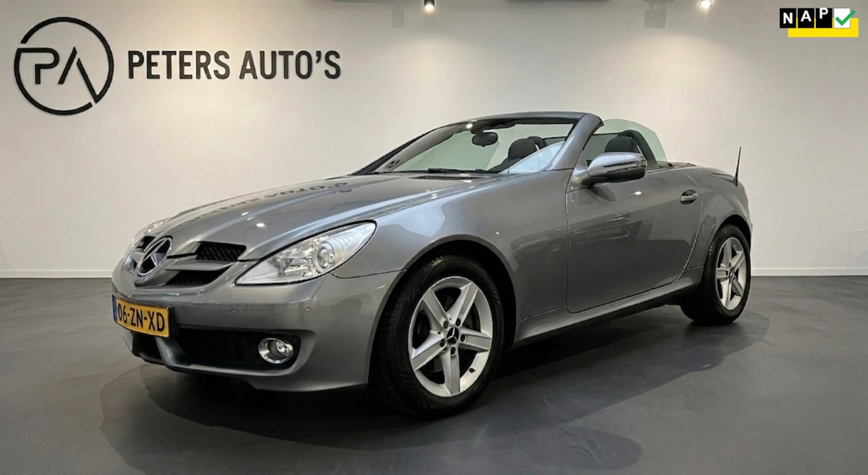 Mercedes-Benz SLK-klasse - 200 K. Prestige Plus Carplay/Leder/Airscarf/Stoelverwarming - AutoWereld.nl