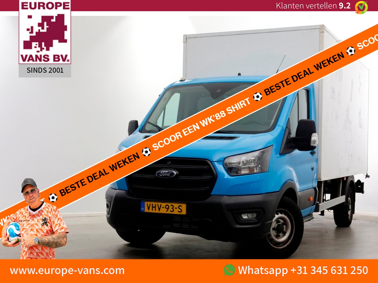 Ford Transit - 350 2.0 TDCI 130pk Bakwagen met achterdeuren 2-Persoons 12-2020 - AutoWereld.nl