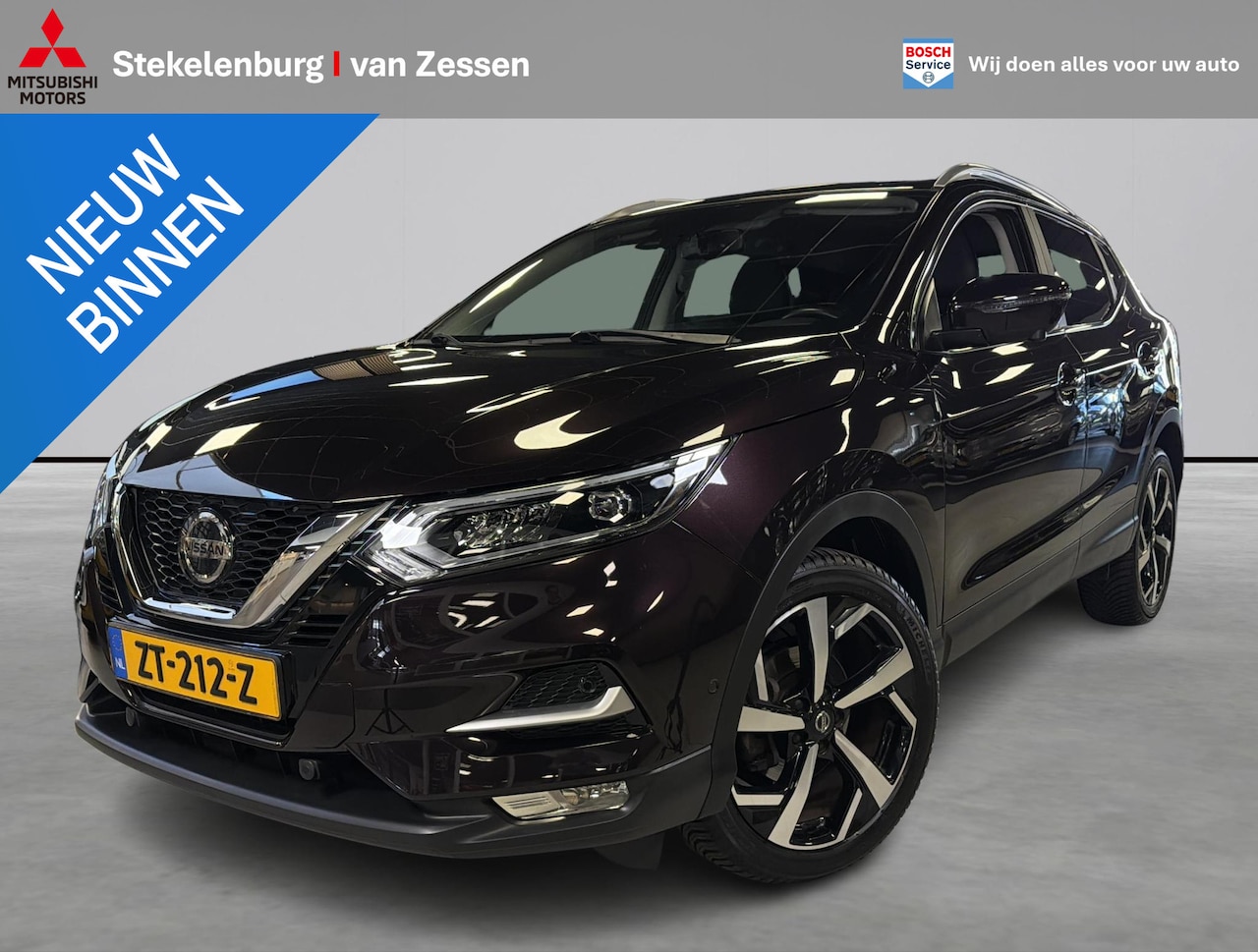 Nissan Qashqai - 1.3 DIG-T Tekna Trekhaak, NAP - AutoWereld.nl