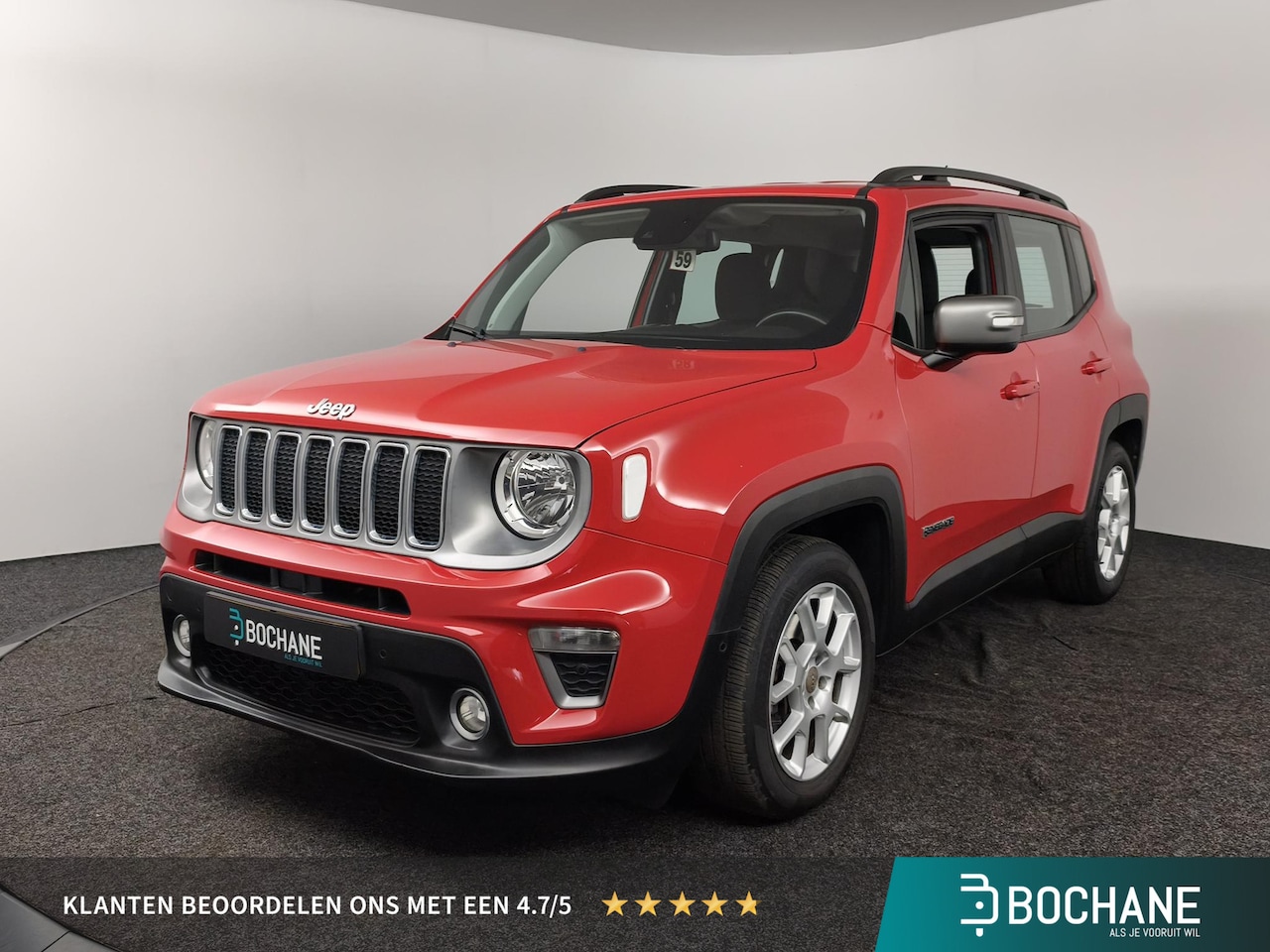 Jeep Renegade - 1.3T DDCT Limited | Camera | Navigatie | Stuur & stoelverwarming | AppleCarplay AndroidAut - AutoWereld.nl