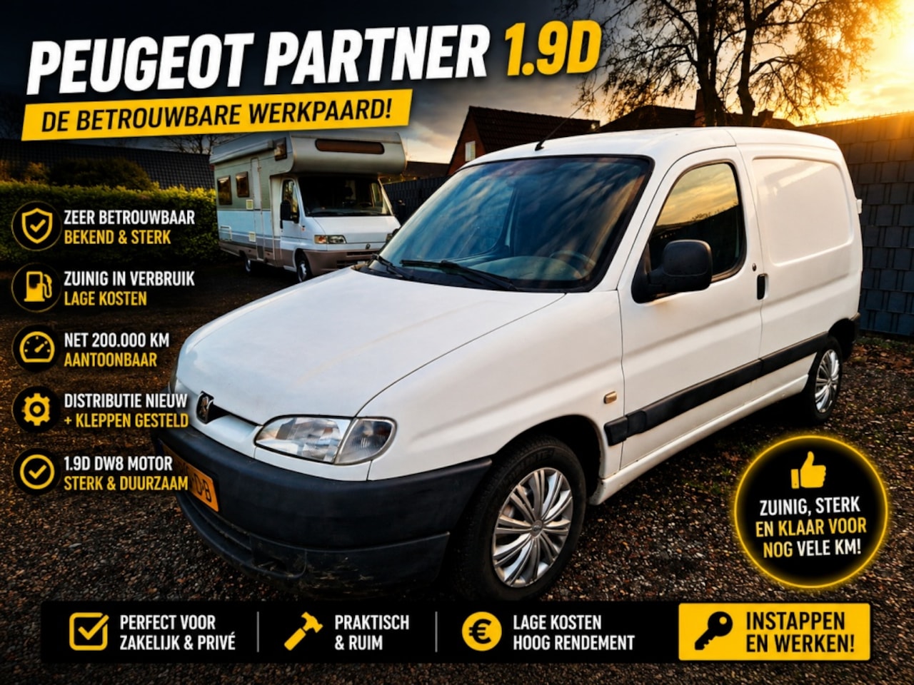 Peugeot Partner - 170C 1.9 Avant.500kg - AutoWereld.nl