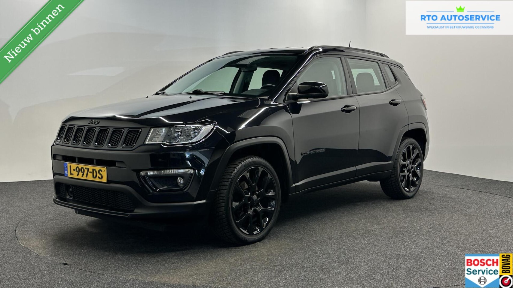 Jeep Compass - 1.3T Night Eagle CAMERA CARPLAY NAVI ECC CRUISE. - AutoWereld.nl