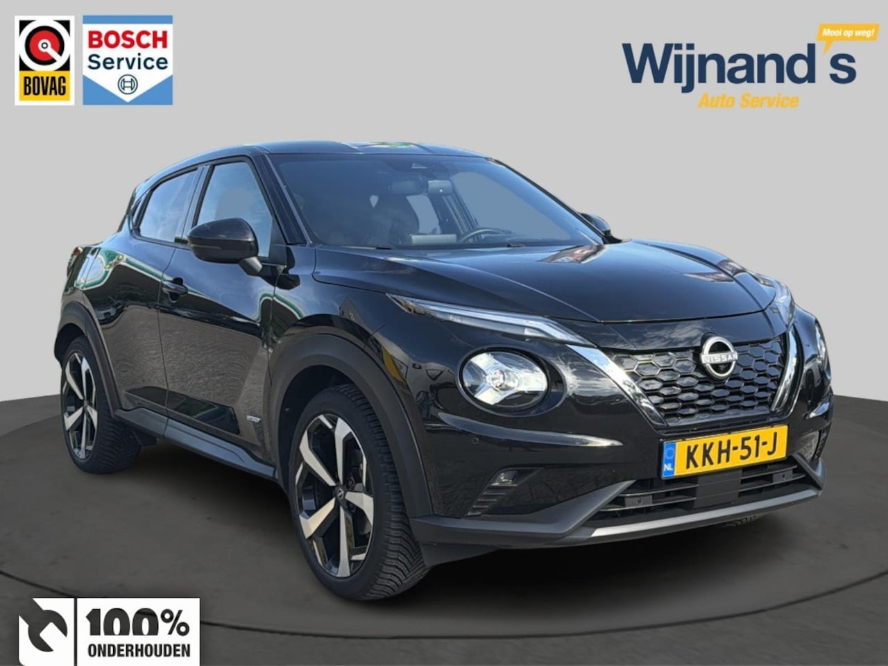 Nissan Juke - 1.6 Hybride 143pk Tekna | Leer | trekhaak | Camera | Keyless | s - AutoWereld.nl