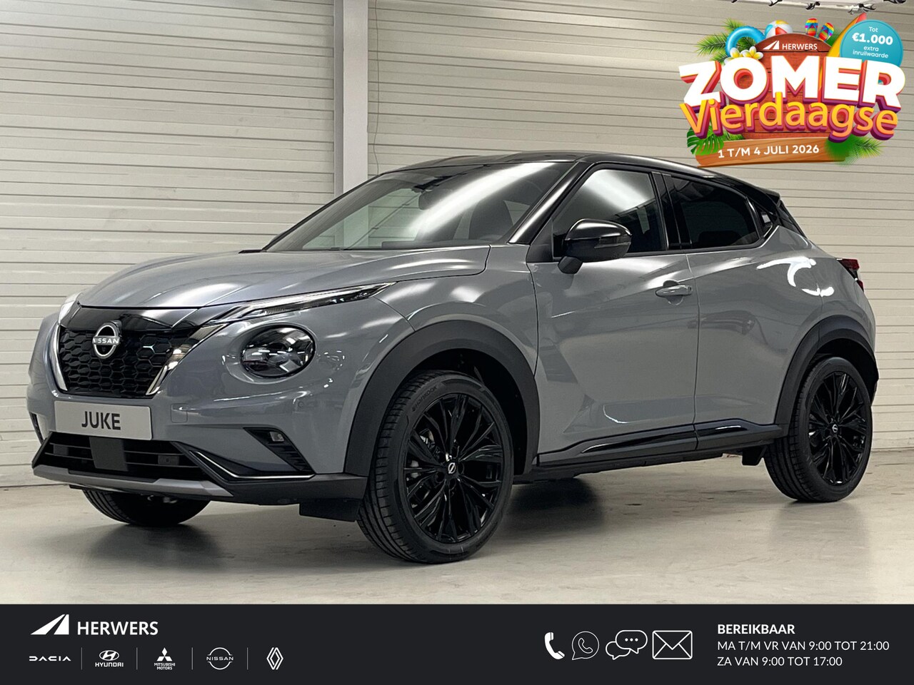 Nissan Juke - 1.6 Hybrid N-Sport / Stoelverwarming/Stuurverwarming / 360 Gradencamera / Adaptive Cruise - AutoWereld.nl