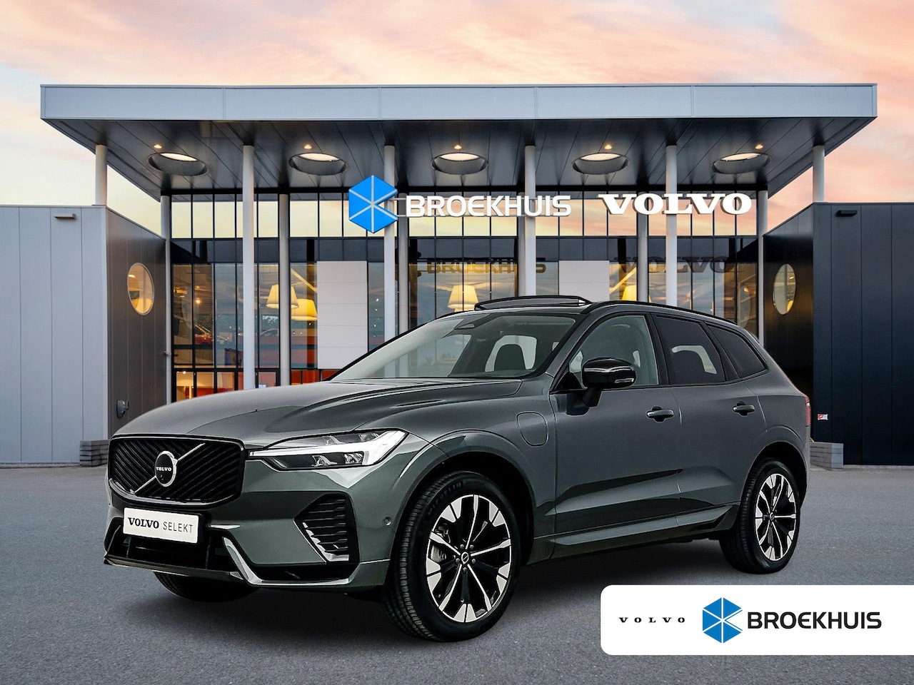 Volvo XC60 - T6 Plus Dark | 20" | Panoramadak | Head-up | 360 Camera | Elektr. verst. Stoelen | Stoel/S - AutoWereld.nl