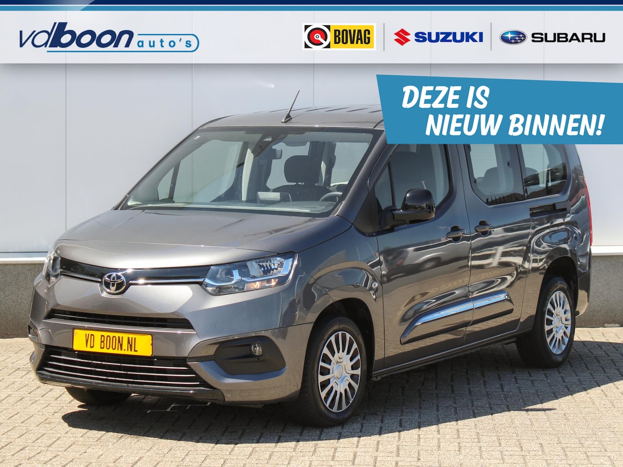 Toyota ProAce City - 1.2 Turbo Dynamic Long 7p. | Navi | Carplay / Android Auto | Airco | Cruise - AutoWereld.nl