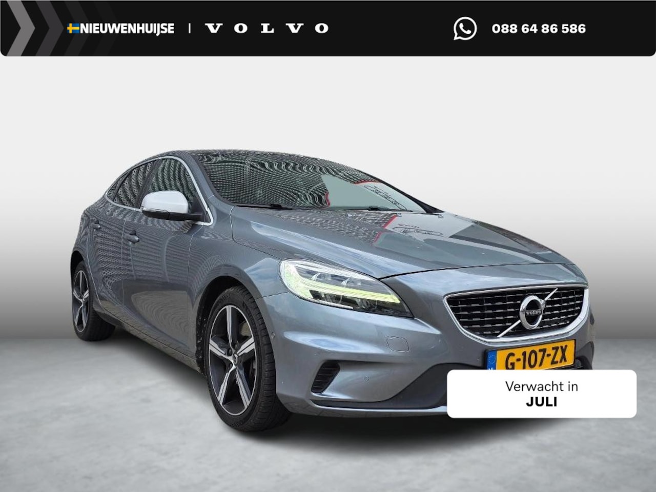 Volvo V40 - 1.5 T3 Polar+ Sport | R-Design | Trekhaak | Achteruitrijcamera | Parkeersensoren | Parkeer - AutoWereld.nl