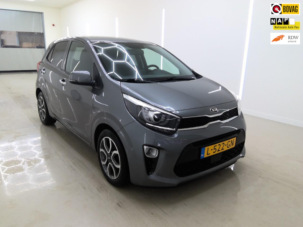 Kia Picanto - 1.0 DPi DynamicPlusLine+Led+cruise-Control+ecc+Navigatie+camera+Lmv = TOP !! - AutoWereld.nl