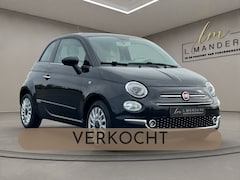 Fiat 500 - 1.2 Lounge 2017 ZWART | Panoramadak | Apple CarPlay | Benzine |