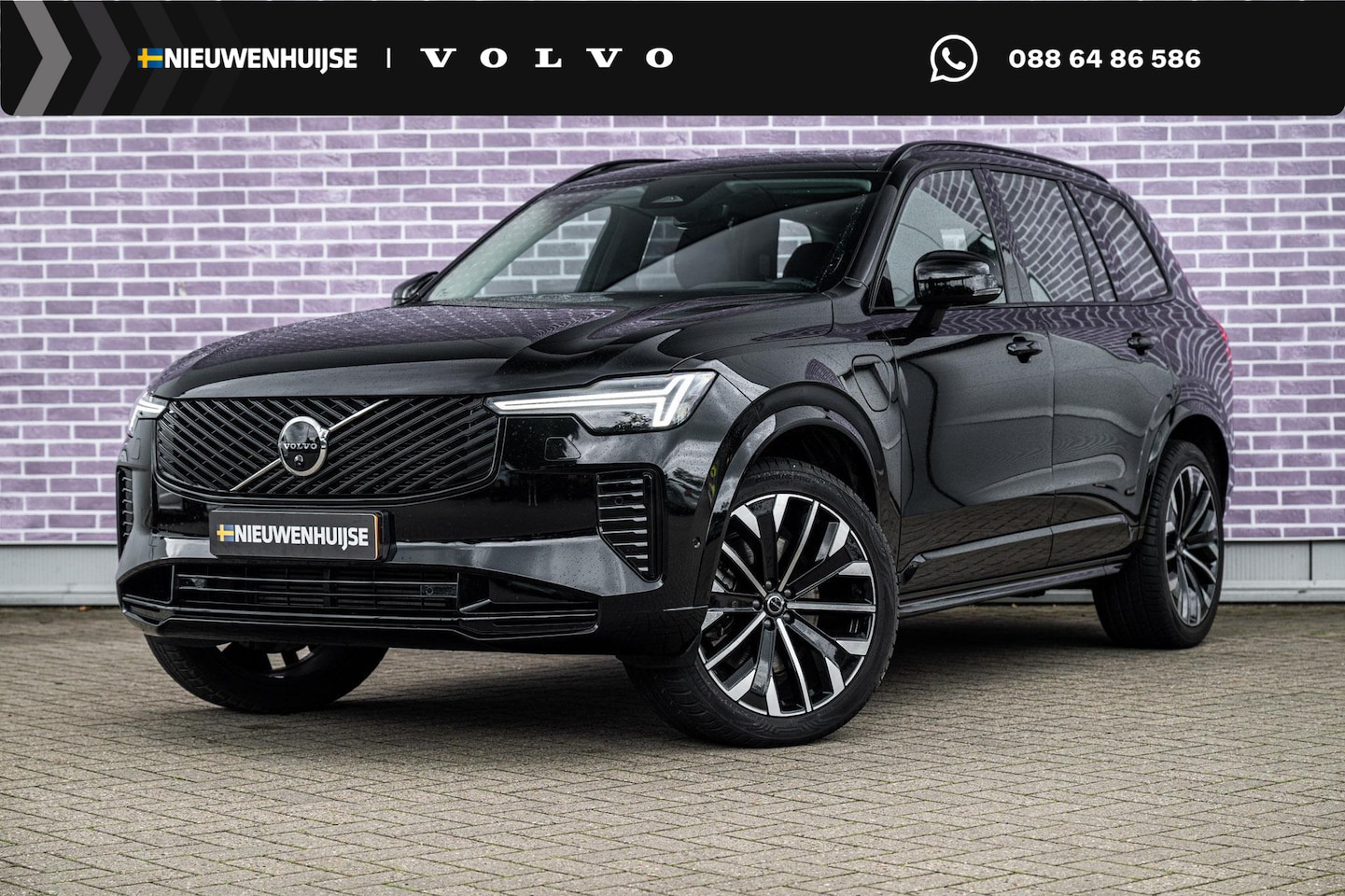 Volvo XC90 - 2.0 T8 Plug-in hybrid AWD Ultra Dark | SOH:100% | Adaptieve Cruise Control | Luchtvering | - AutoWereld.nl