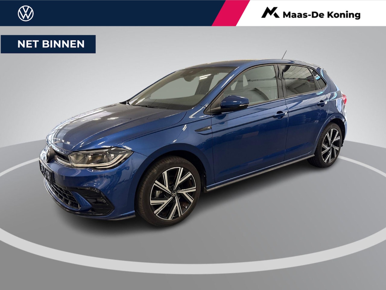 Volkswagen Polo - 1.0 TSI 110pk DSG R-Line · Camera · Matrix LED · Stoelverwarming · Apple/Android Car Play - AutoWereld.nl