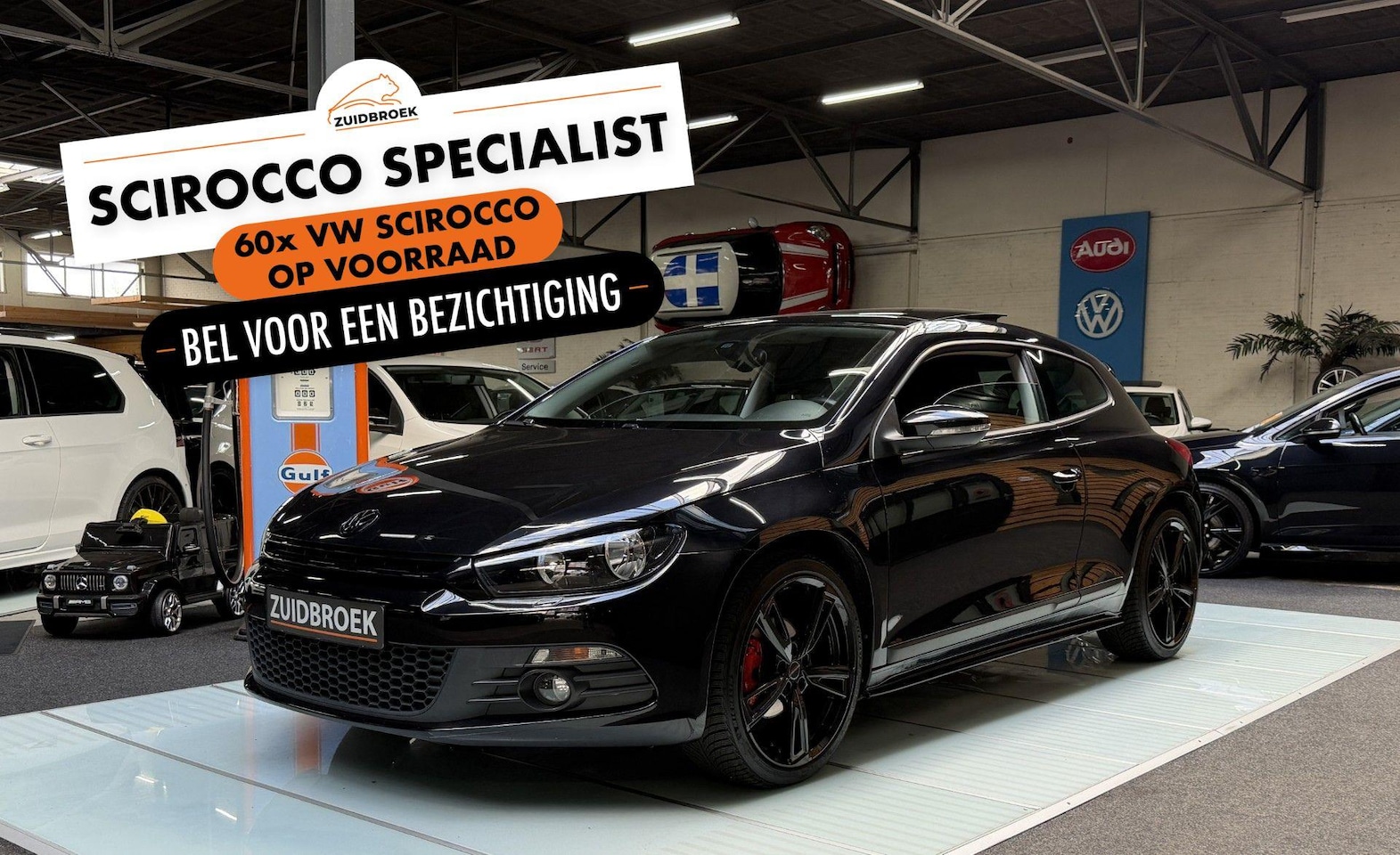 Volkswagen Scirocco - 1.4 TSI Dak! Cruise! Navi! Clima! Maxton! - AutoWereld.nl
