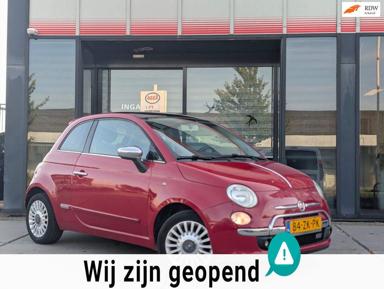 Fiat 500 - 1.2 Lounge - Leer - Pano -Airco - - AutoWereld.nl