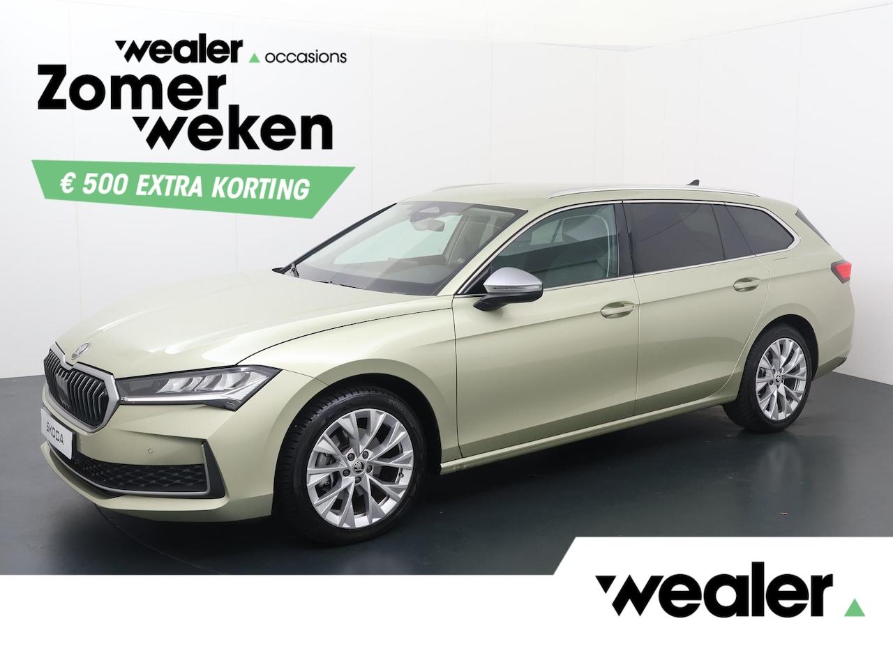 Skoda Superb Combi - 1.5 TSI MHEV First Edition | 150 PK | Automaat | Trekhaak | Virtual Pedal Achterklep | Sto - AutoWereld.nl