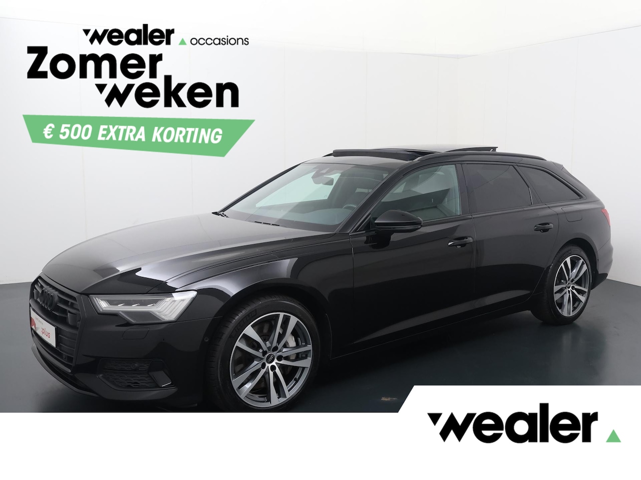 Audi A6 Avant - 50 TFSI e quattro Q Sport | 299 PK | SoH 100% | Panoramadak | Matrix LED koplampen | Achte - AutoWereld.nl