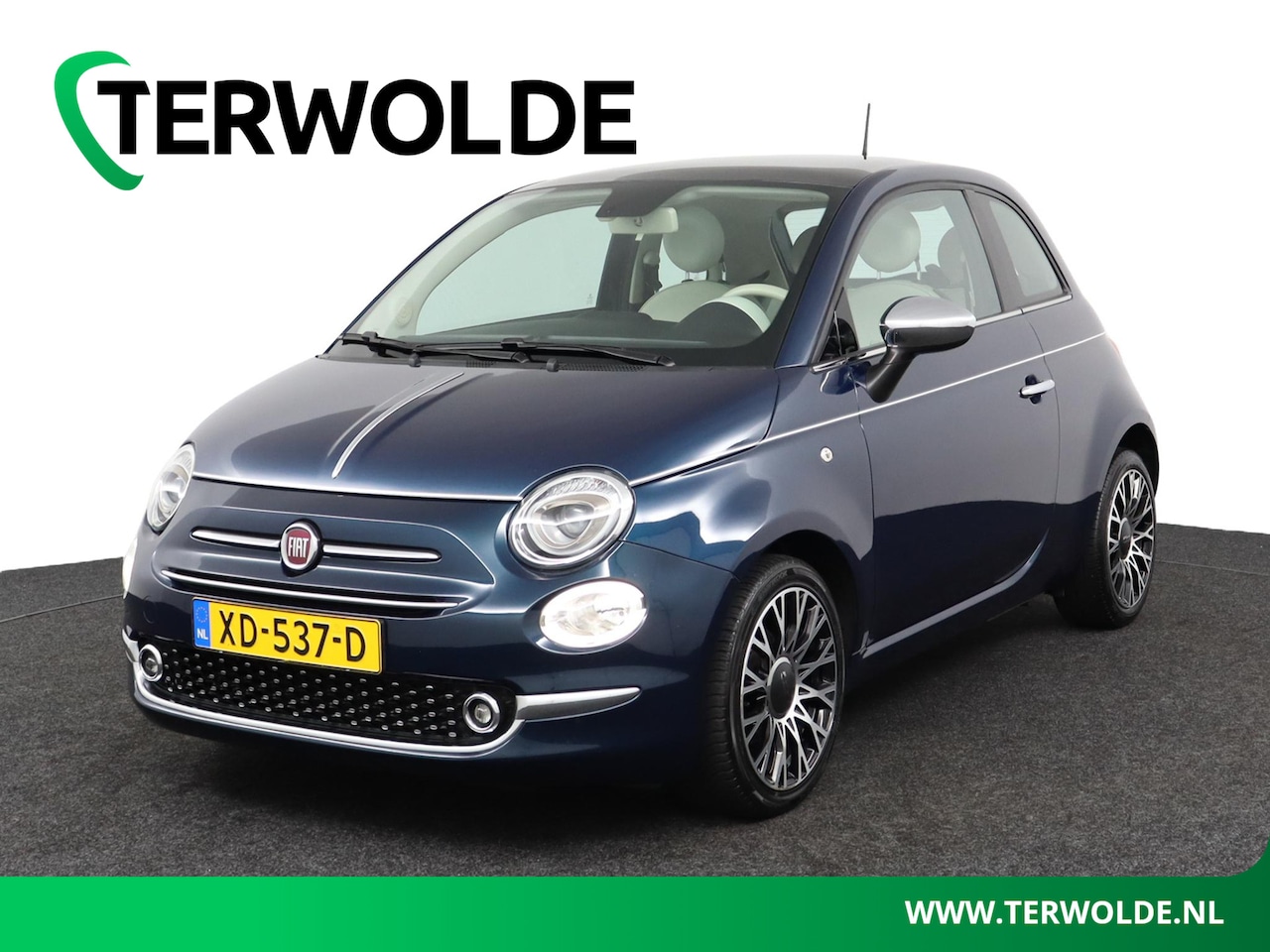 Fiat 500 - 0.9 TwinAir Turbo Collezione | Trekhaak | UConnect Navi volledig onderhouden | - AutoWereld.nl