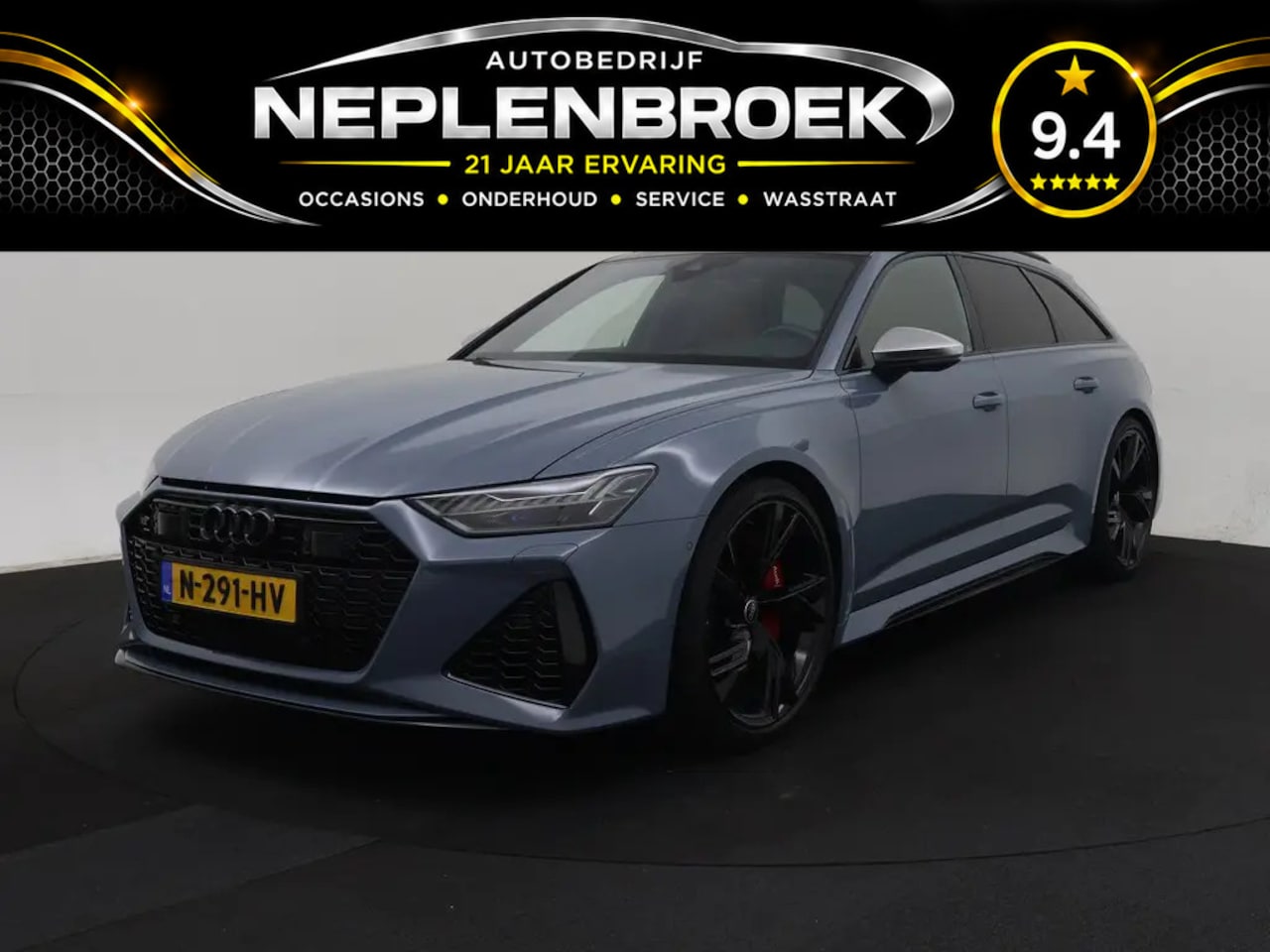 Audi A6 Avant - RS 6 TFSI quattro Dynamic Plus | Pano | Keramisch | B&O | Carbonpakket | 4WS | HUD | - AutoWereld.nl