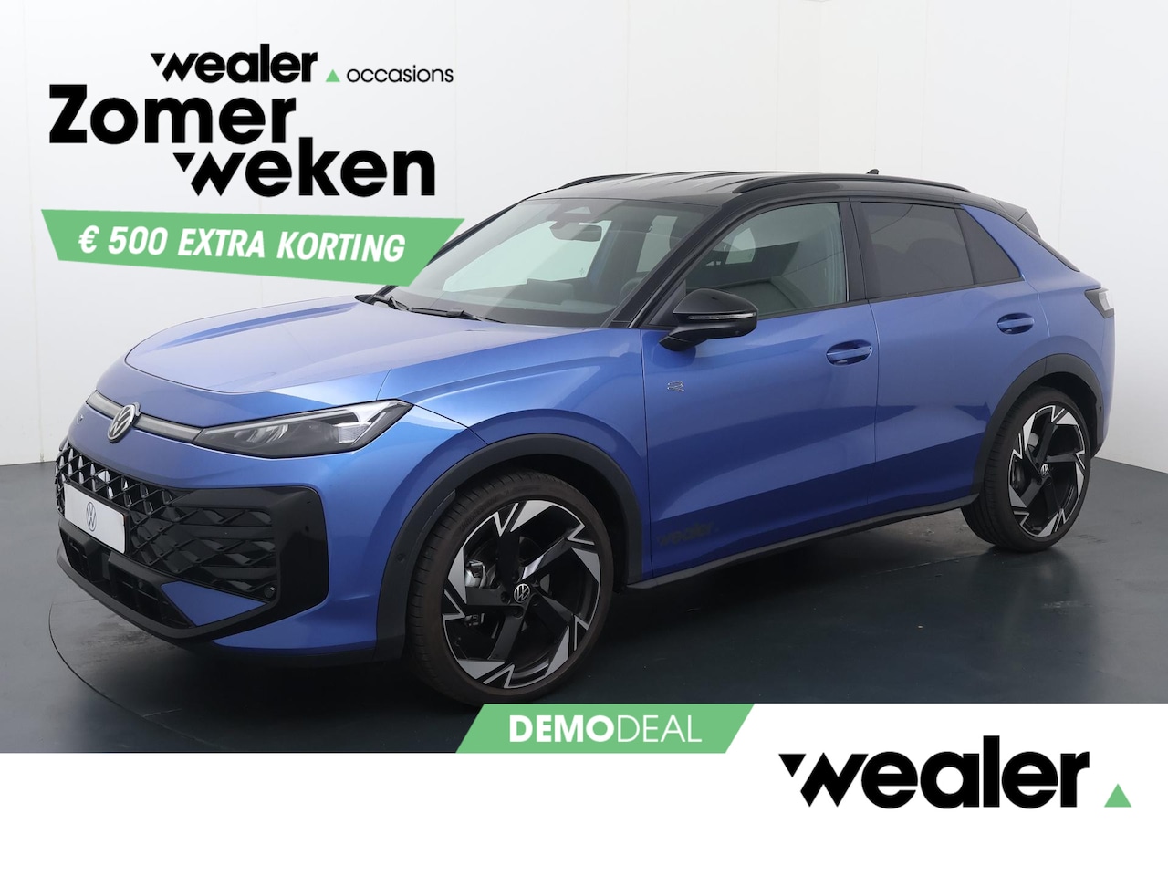 Volkswagen T-Roc - 1.5 eTsi 150pk DSG R-Line First Edition | Elektr. achterklep | Black Style | LED Matrix | - AutoWereld.nl