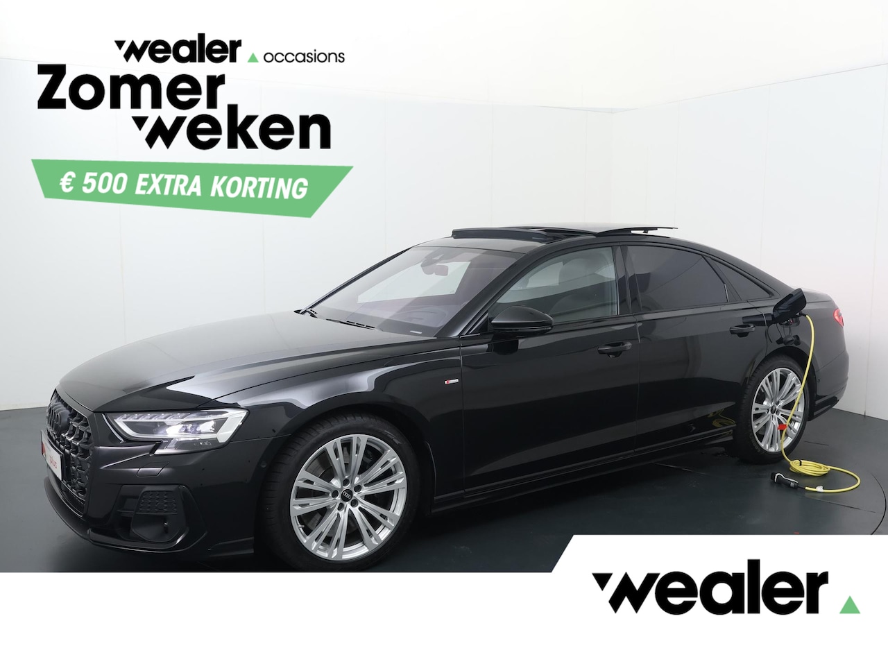 Audi A8 - 60 TFSI e quattro | 462 PK | SoH 89% | Panoramadak | Digitale Matrix LED koplampen | Nacht - AutoWereld.nl