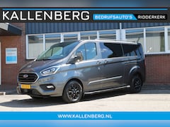 Ford Transit Custom - 320 2.0 TDCI 130PK AUT L2H1 Platinum Edition DC / 5 pers / Trekhaak