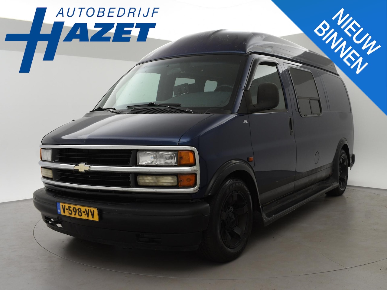 Chevrolet Starcraft - USA 5.7 V8 245 PK LPG AUT. DUBBEL CAB. + ROLSTOELLIFT | CARPLAY *MARGE* - AutoWereld.nl
