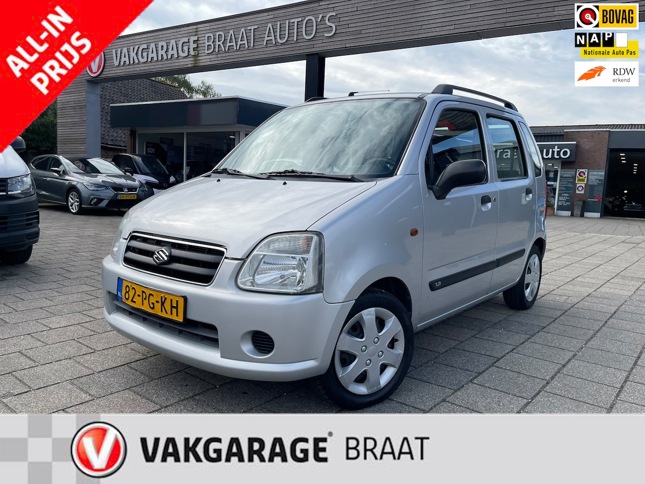 Suzuki Wagon R+ - 1.3 l IJSKOUDE AIRCO l ELEK. RAMEN l STUURBEKR. - AutoWereld.nl