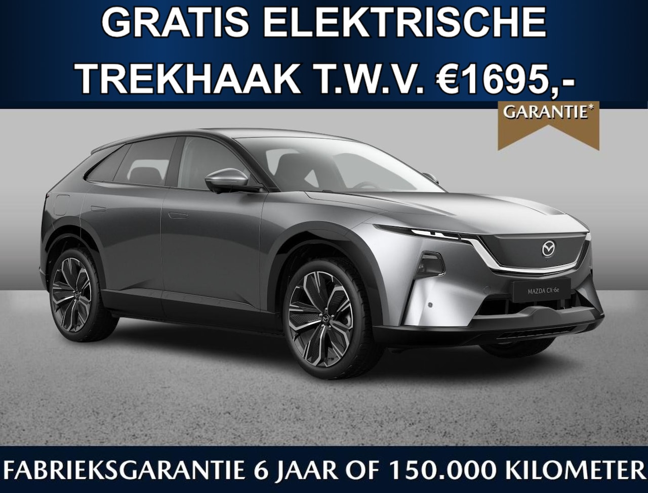 Mazda CX-6e - Takumi 78 kWh | Gratis elektr. trekhaak t.w.v. €1695,- | Tot 468km range | Tot 200kW snell - AutoWereld.nl