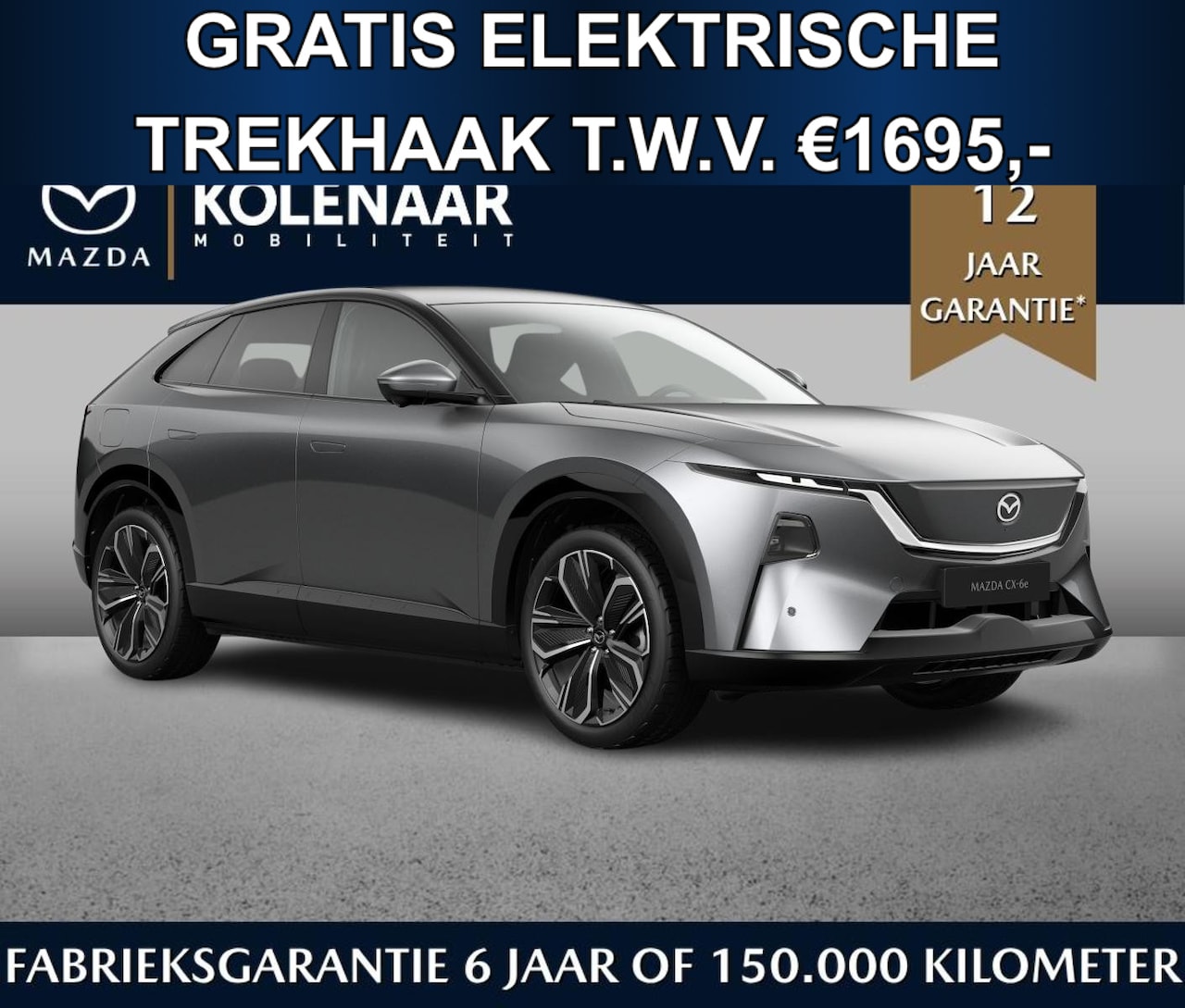 Mazda CX-6e - Takumi 78 kWh | Gratis elektr. trekhaak t.w.v. €1695,- | Tot 468km range | Tot 200kW snell - AutoWereld.nl