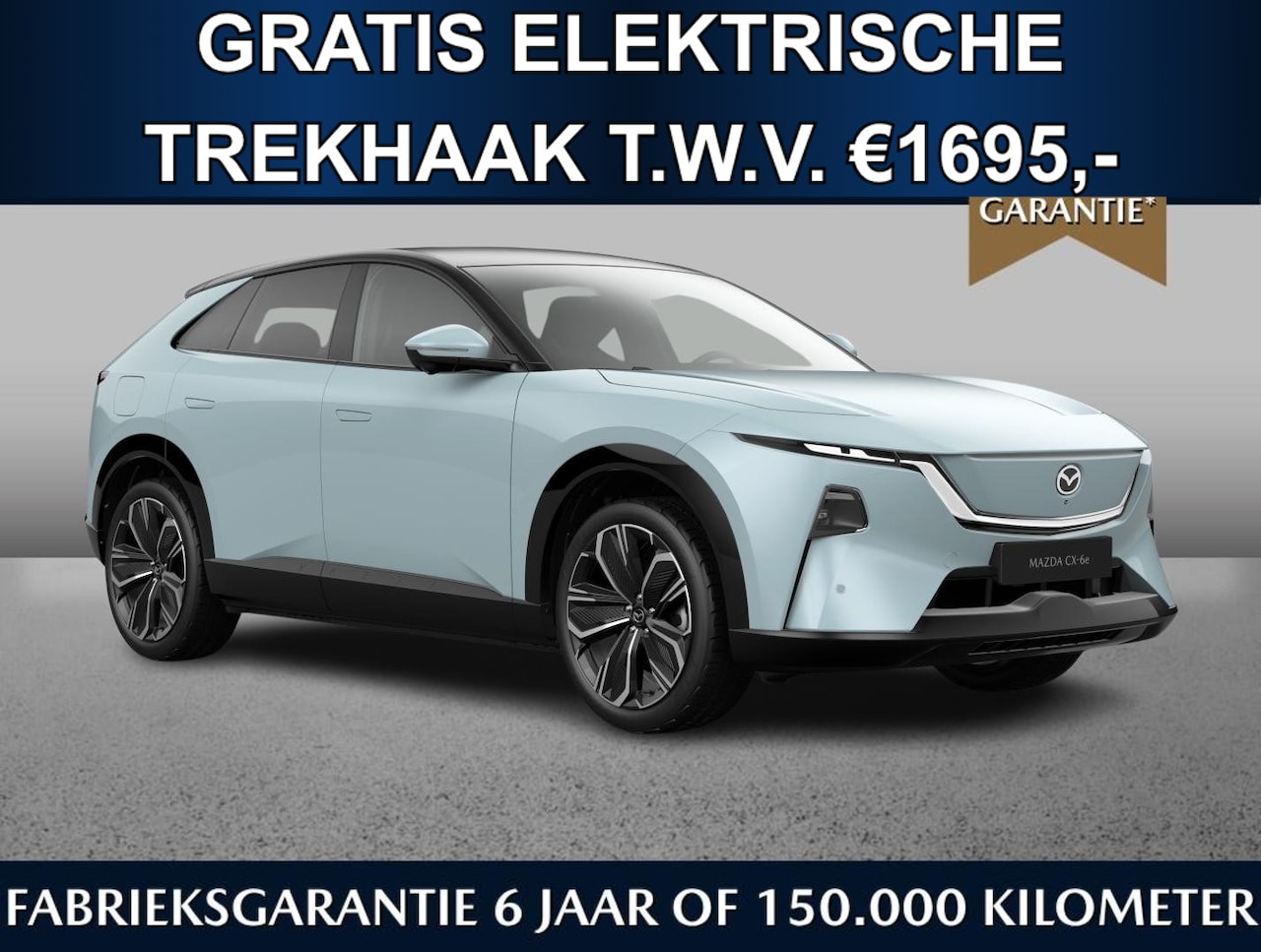 Mazda CX-6e - Takumi 78 kWh | Gratis elektr. trekhaak t.w.v. €1695,- | Tot 468km range | Tot 200kW snell - AutoWereld.nl