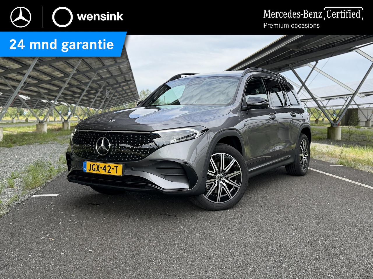 Mercedes-Benz EQB - 250+ AMG Line | Night | Panoramadak | Head-up Display | Burmester | Sfeerverlichting | 360 - AutoWereld.nl