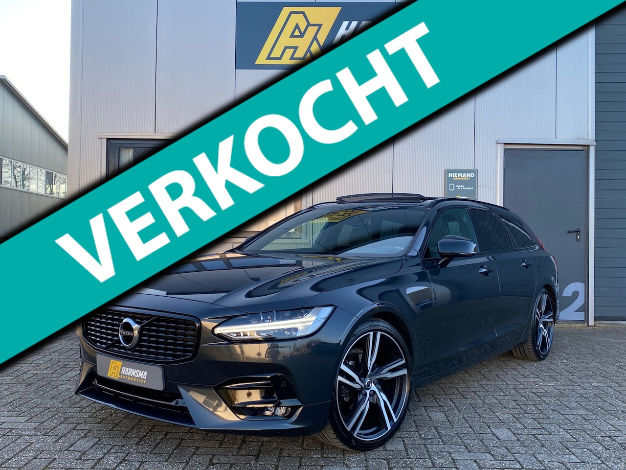 Volvo V90 - 2.0 D4 R-Design I Pilot Assist I Pano I Trekhaak - AutoWereld.nl
