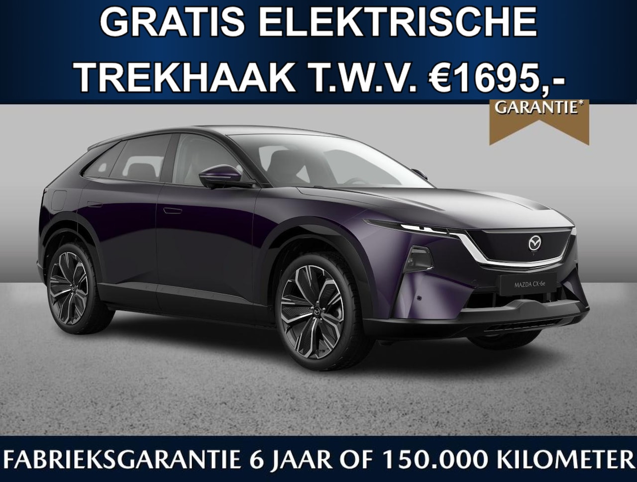 Mazda CX-6e - Takumi 78 kWh | Warm Beige Interior | Gratis elektr. trekhaak t.w.v. €1695,- | Tot 468km r - AutoWereld.nl