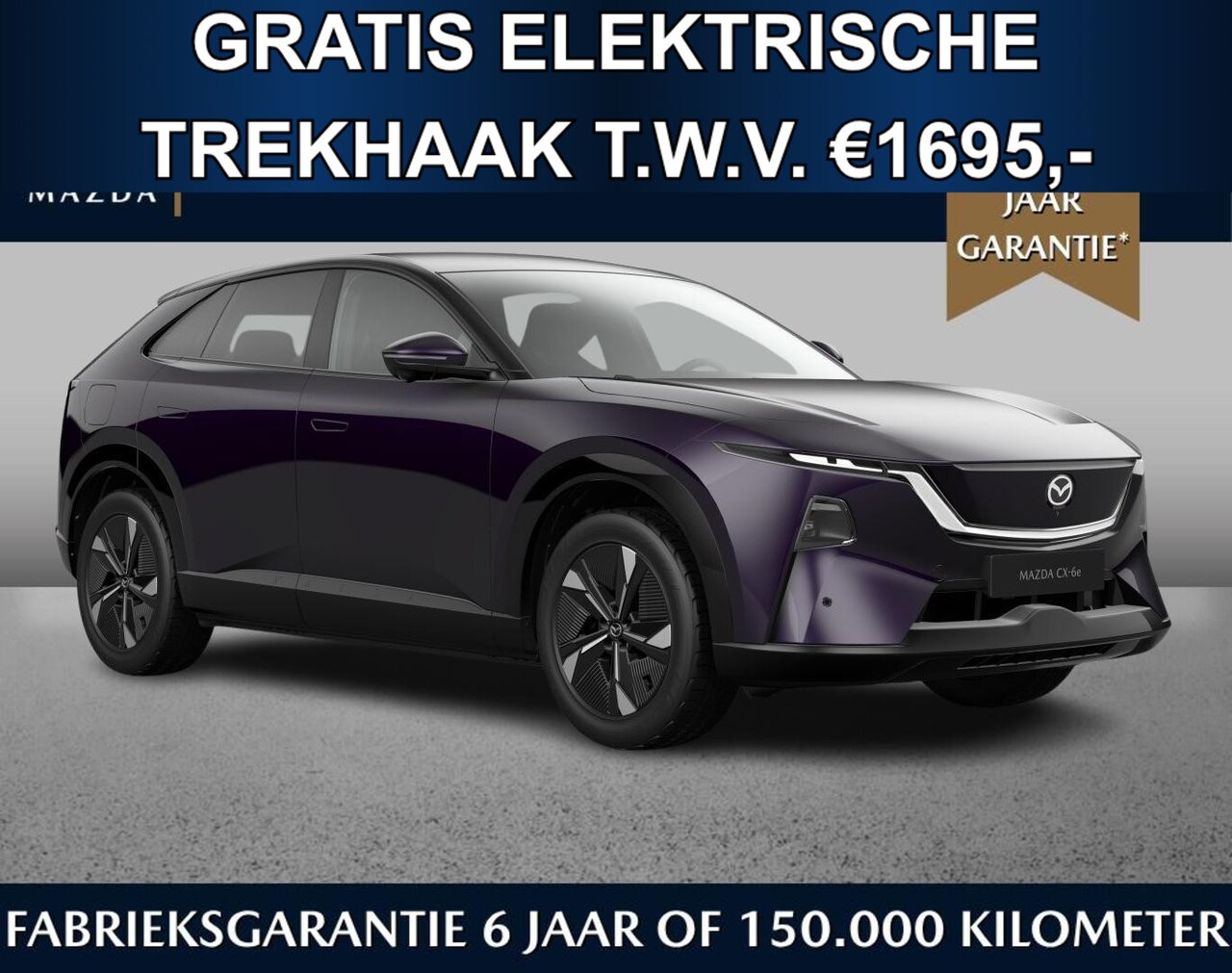Mazda CX-6e - Takumi Business Edition 78 kWh | Gratis elektr. trekhaak t.w.v. €1695,- | Tot 484km range - AutoWereld.nl