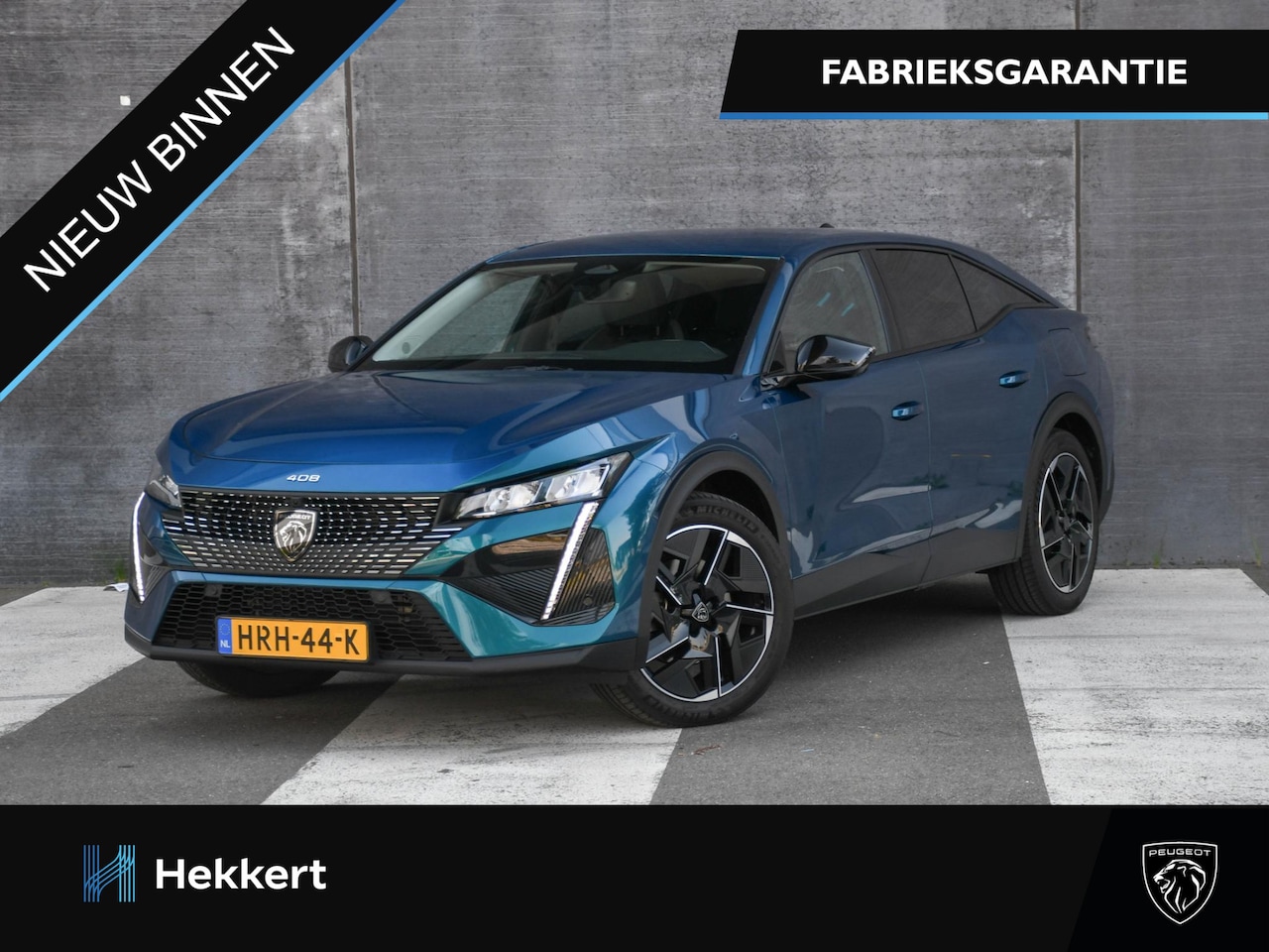 Peugeot 408 - Allure Advantage 1.6 HYbrid 225pk Automaat DODE HOEK | CAMERA VOOR + ACHTER | DAB | STOELV - AutoWereld.nl