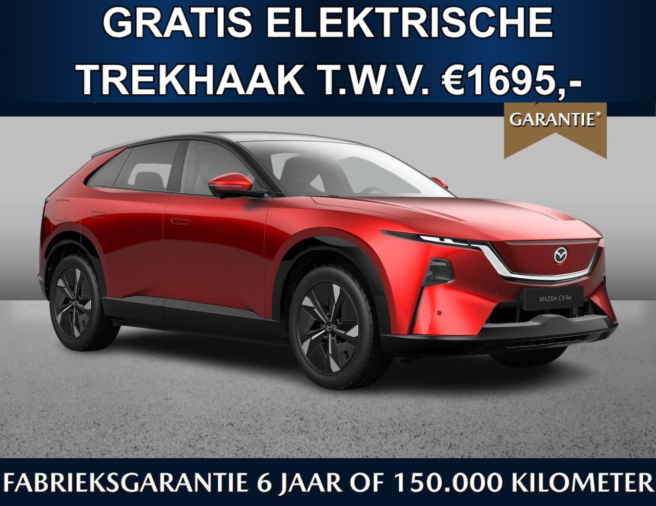 Mazda CX-6e - Takumi Business Edition 78 kWh | Gratis elektr. trekhaak t.w.v. €1695,- | Warm Beige Inter - AutoWereld.nl