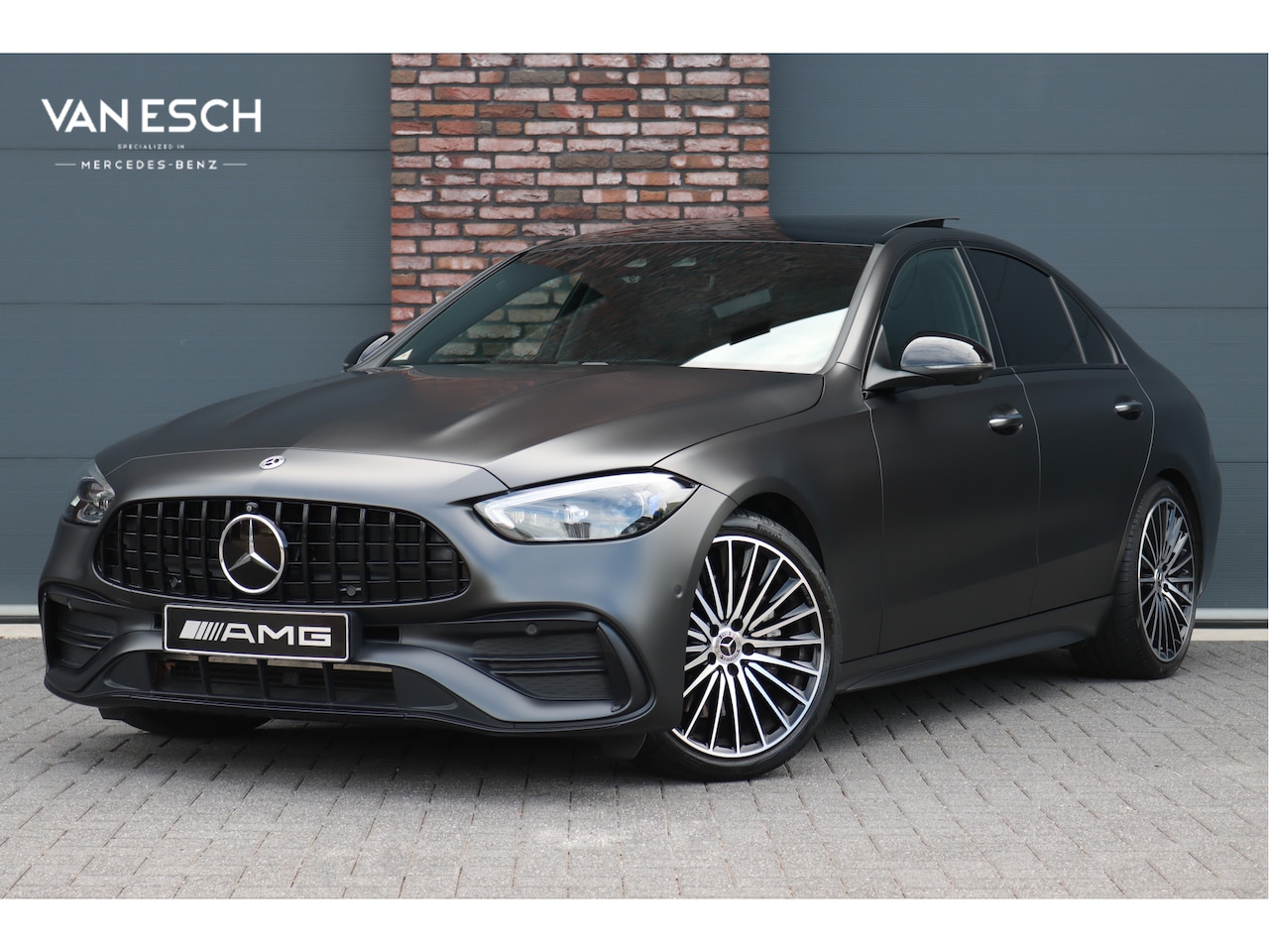 Mercedes-Benz C-klasse - 200 4MATIC Premium+ AMG Line | Distronic+ | Panoramadak | Burmester | Memory | Massage | S - AutoWereld.nl